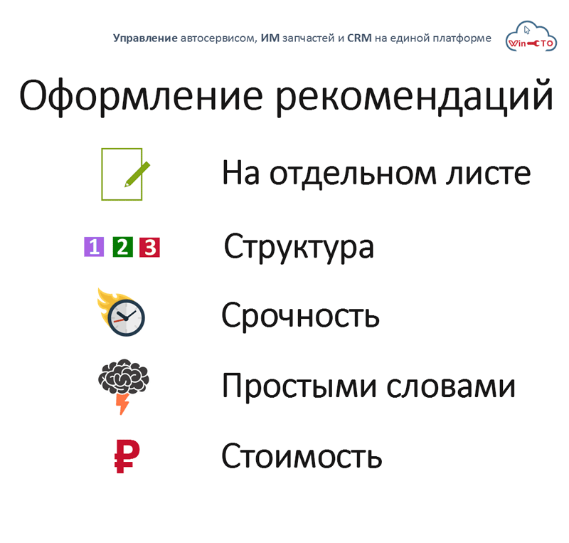 Оформление рекомендаций в автосервисе в Калачинске (Омская обл)